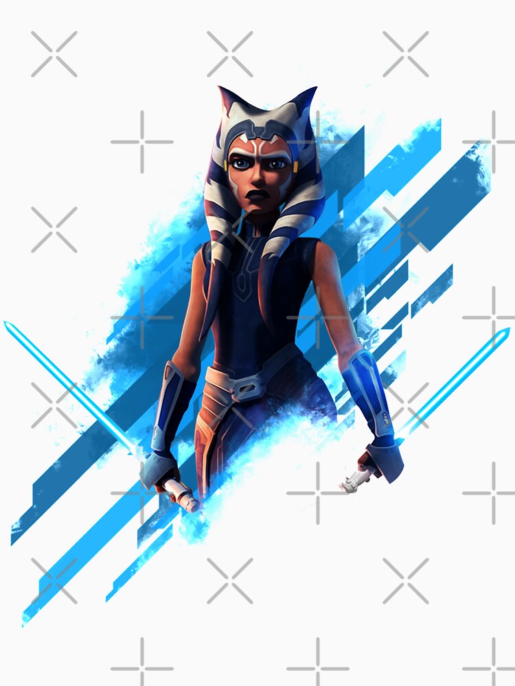 Imagen 3 de 3, Camiseta ¾ estilo béisbol con la obra Ahsoka Tano, diseñada y vendida por PeterSilver.