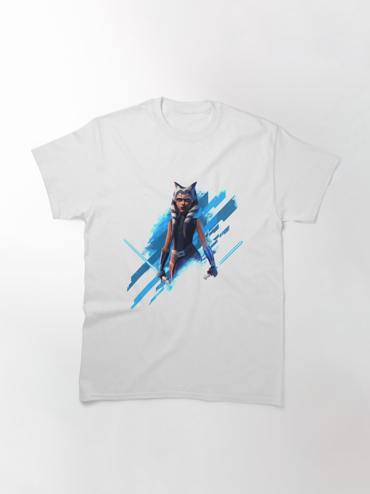 Imagen 3 de 7, Camiseta clásica con la obra Ahsoka Tano, diseñada y vendida por PeterSilver.