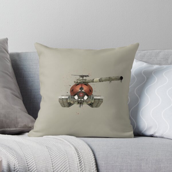Lady Killer Taupe (PCD1880) Throw Pillow