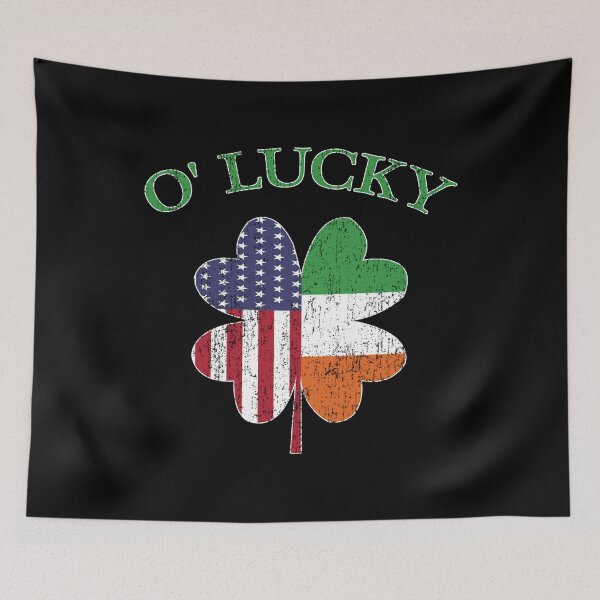 Item preview, Lucky Irish American Flag Shamrock Clover Ireland. designed and sold by MAXXEXCHANGE.