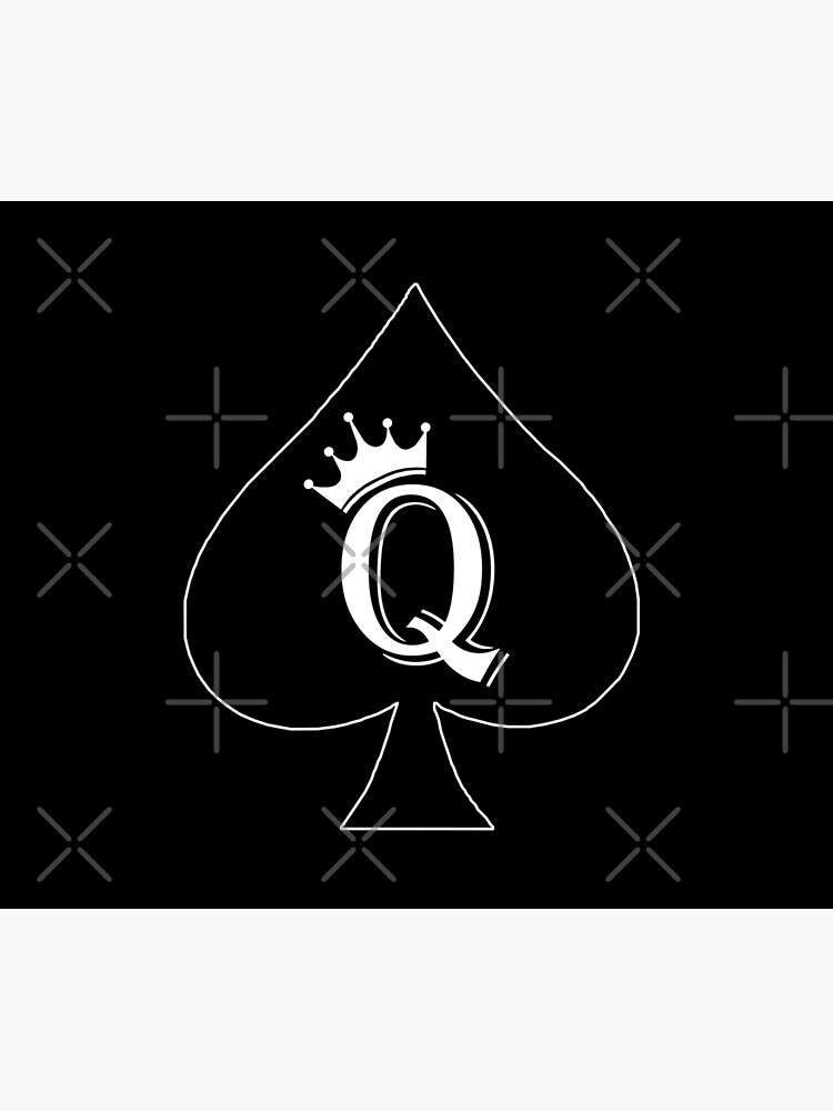 Crown Queen Of Spades Poster For Sale By Jeffmurdoc099 Redbubble