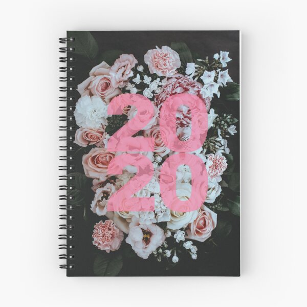 Item preview, floral notebook journal 2020 designed and sold by gabyiscool.