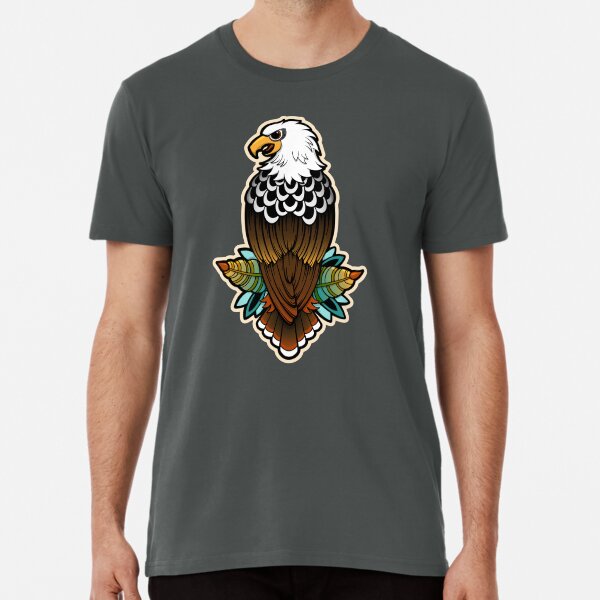Eagle Tattoo Vector Illustration Premium T-Shirt