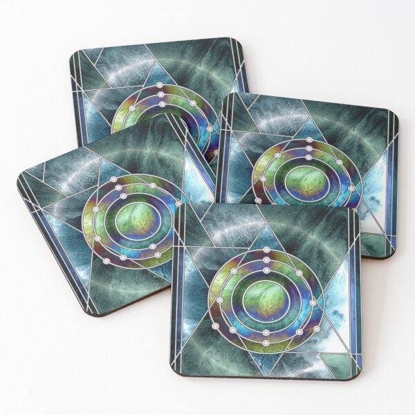 Element 13: Aluminium Coasters (Set of 4)