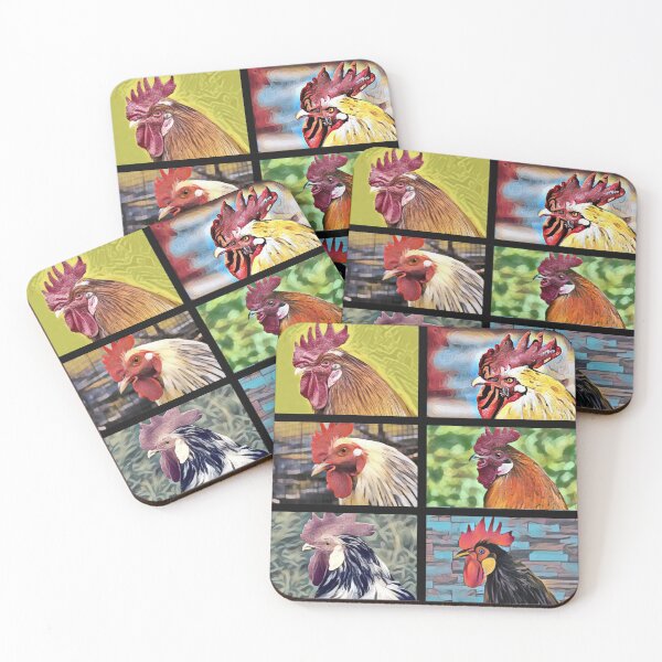 Item preview, Rooster Pop Art Chicken Color Art designed and sold by lorrinani.