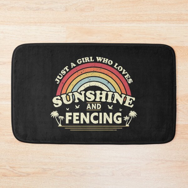 Item preview, Fencing print. Just A Girl Who Loves Sunshine And Fencing graphic designed and sold by PackAPunch.