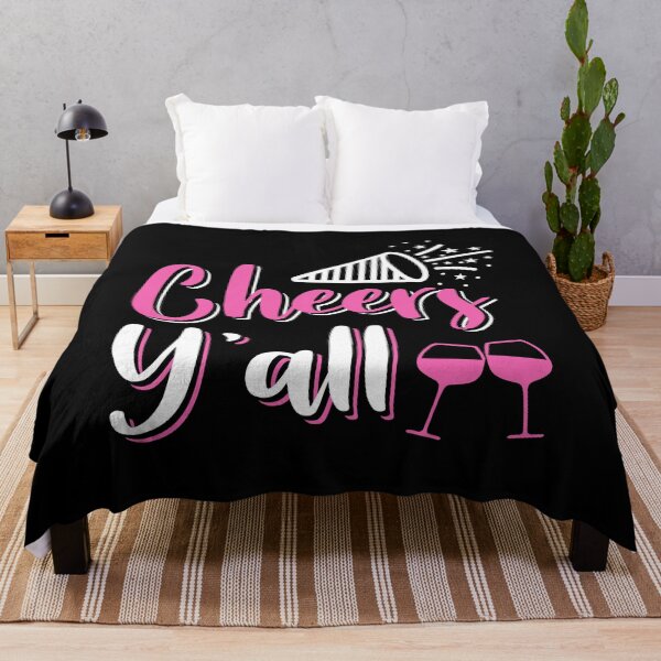 Item preview, Cheers Y'all 2020 New Years Wine Lovers design designed and sold by RedmonsDesigns.