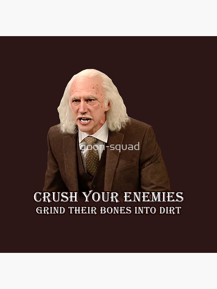 Mr. Parnassus Grind Your Enemies into the Dirt Quote Adam Driver  Throw  Pillow for Sale by goon-squad