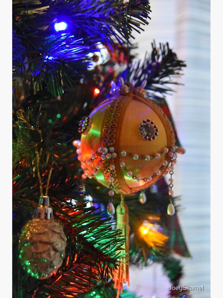 Thumbnail 2 of 2, Greeting Card, Dad's Yellow Bead Ornament designed and sold by JoeySkamel.