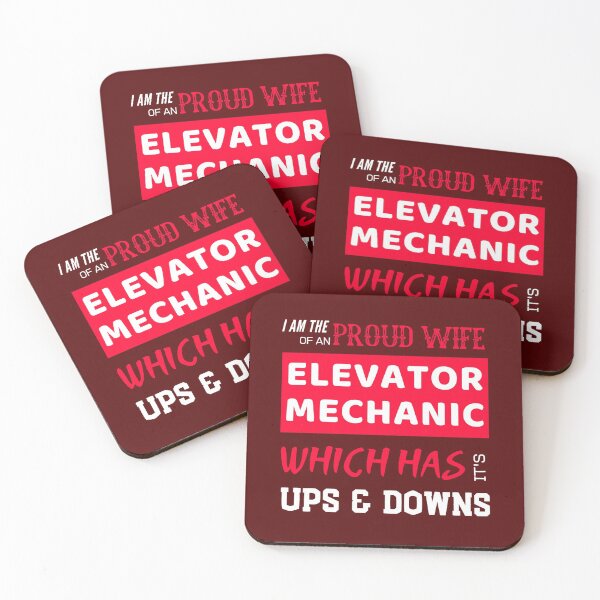 Item preview, Proud Wife of an Elevator Mechanic designed and sold by HappySchnapper.