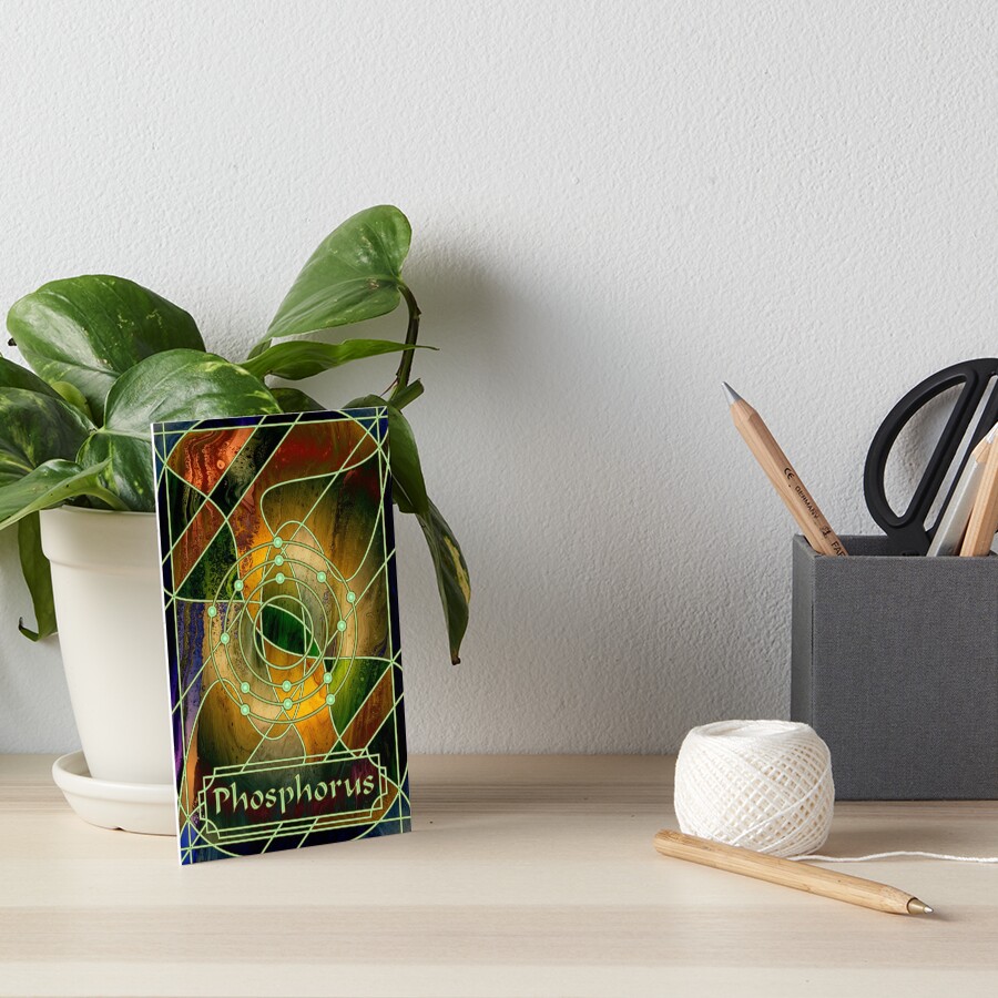 Element 15: Phosphorus Art Board Print