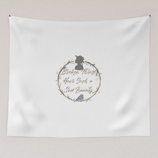 Item preview, broken things have such a sad beauty designed and sold by remerasnerdas.
