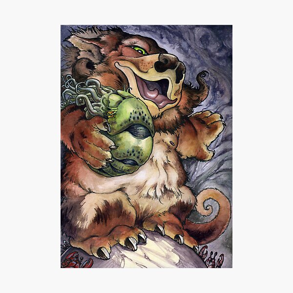 Goblin Grub Photographic Print