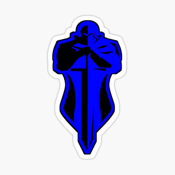 Blue Knight Sticker