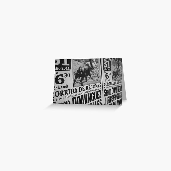 Torro Greeting Card