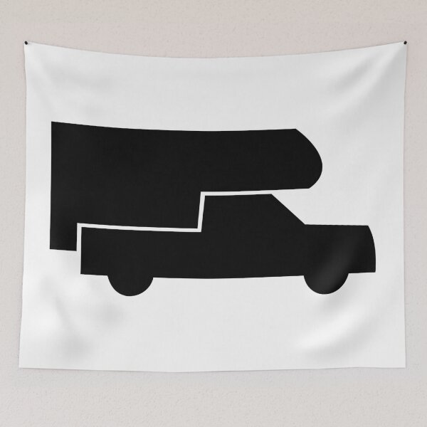 Item preview, Vintage Truck Camper - Black and White designed and sold by Jon Mardin.
