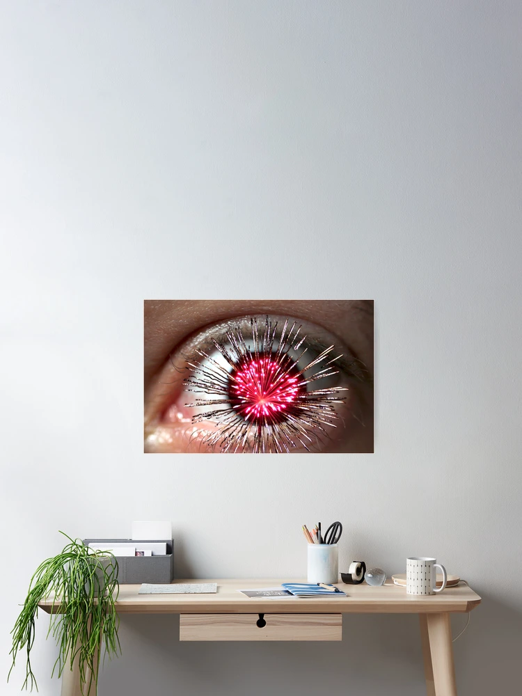 Thumbnail 2 of 3, Poster, Exploding Eye designed and sold by yampy.