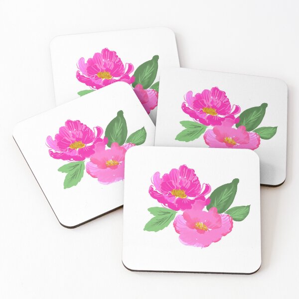 Item preview, Pink watercolor blooms designed and sold by Ilze Lucero.