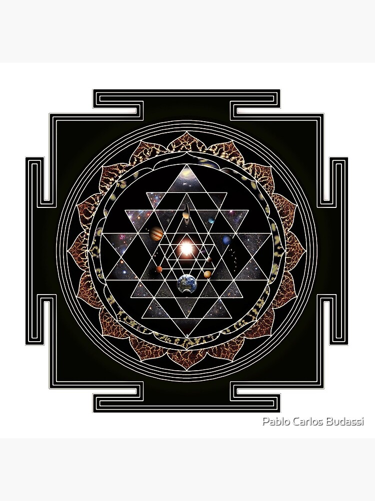Thumbnail 5 of 5, Acrylic Block, Sri Yantra and the Universe designed and sold by pablocbudassi.
