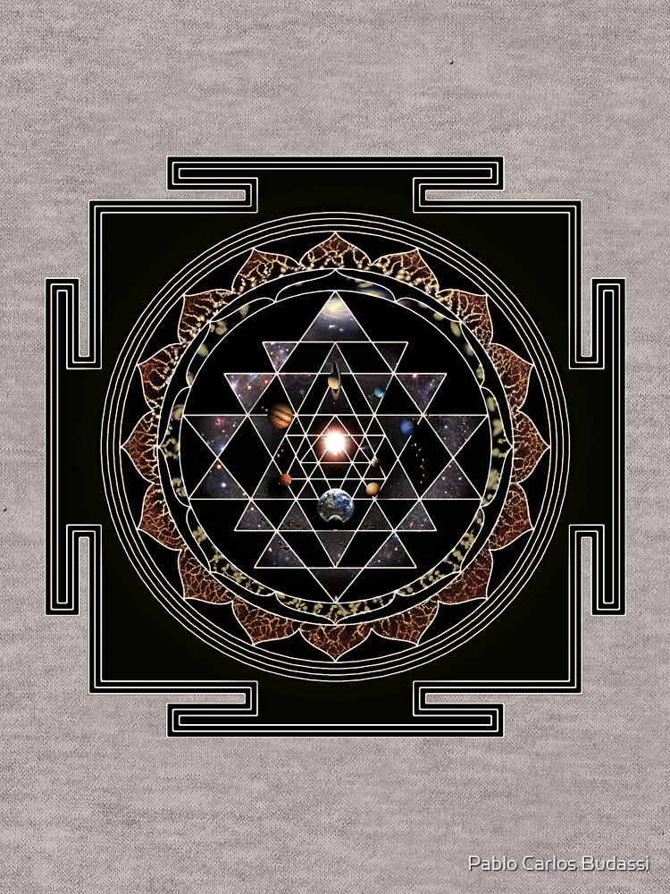 Thumbnail 5 of 5, Lightweight Hoodie, Sri Yantra and the Universe designed and sold by pablocbudassi.