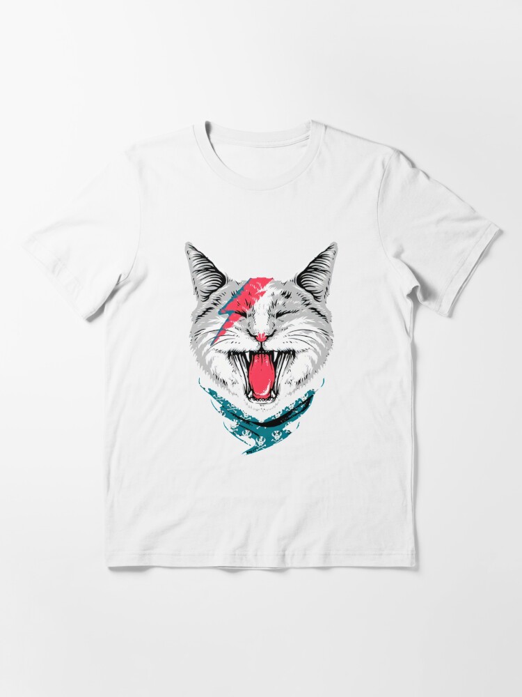 bowie cat shirt