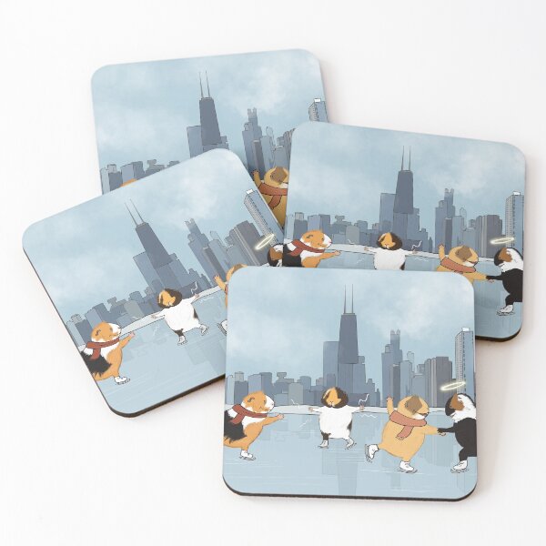 Item preview, Gold Coast piggies ice skating  designed and sold by mondesign26.
