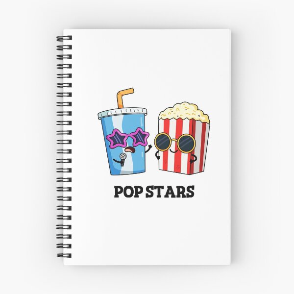 Item preview, Pop Stars Funny Soda Pop and Popcorn Puns  designed and sold by punnybone.