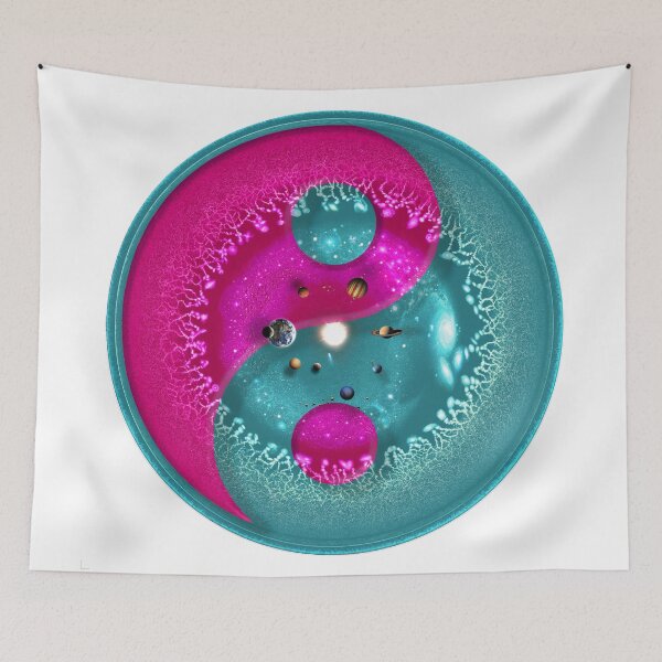 Item preview, Cyan Magenta Ying Yang and the Universe designed and sold by Pablo Carlos Budassi.