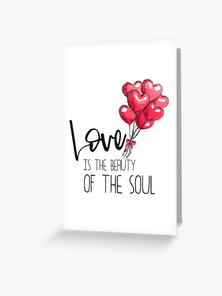 Valentines Hearts Love Romance Romantic Couple Sayings Greeting Card By Urbanbestie Redbubble