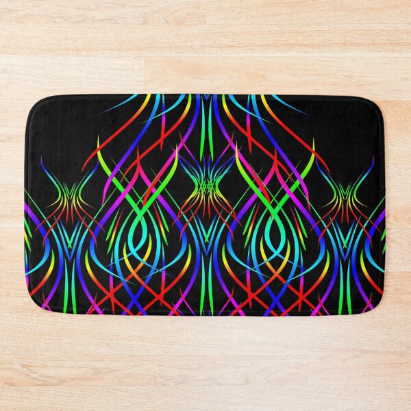 Item preview, Bold Abstract Design Neon Colors on Black designed and sold by carolina1.