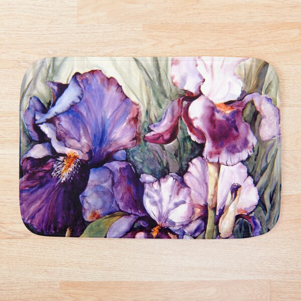Item preview, Purple Iris Art Garden designed and sold by Teri Peterson.
