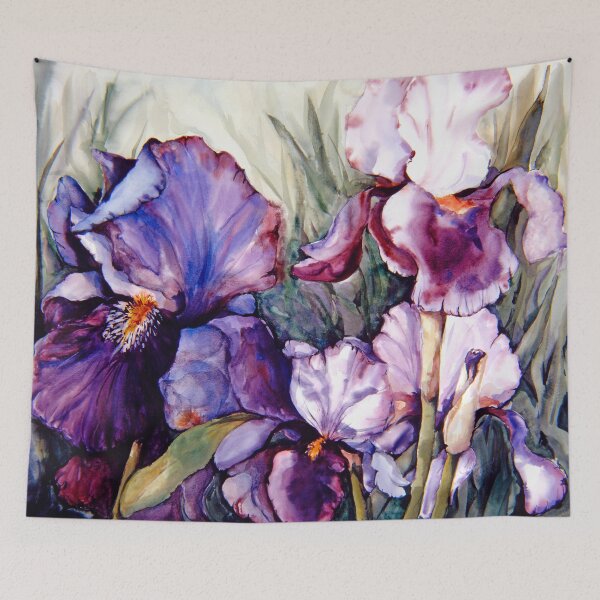 Item preview, Purple Iris Art Garden designed and sold by Teri Peterson.