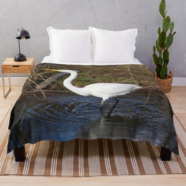 Item preview, Just Right (Great Egret) designed and sold by nancyjcreates.