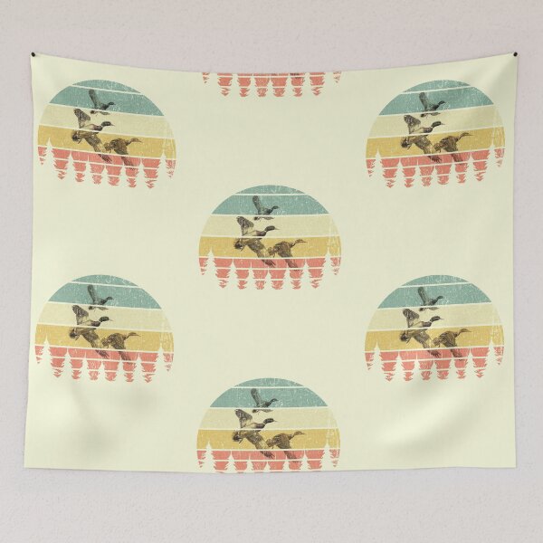 Item preview, Duck Hunting Retro Vintage Sunset Waterfowl Goose Hunter designed and sold by ETIndustries.