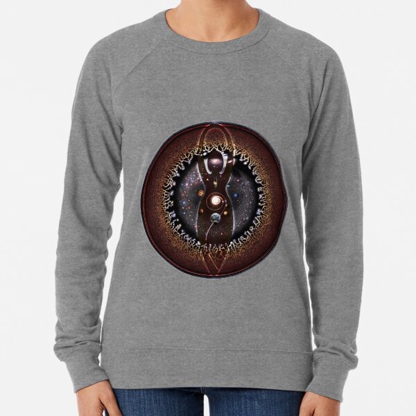 Luna Goddess and the Universe Lightweight Sweatshirt