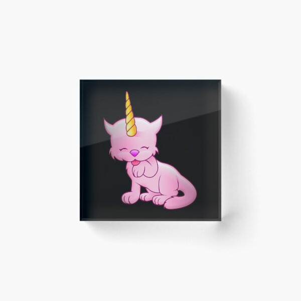 Item preview, PINK KITTY UNICORN designed and sold by PetsandBeyond.