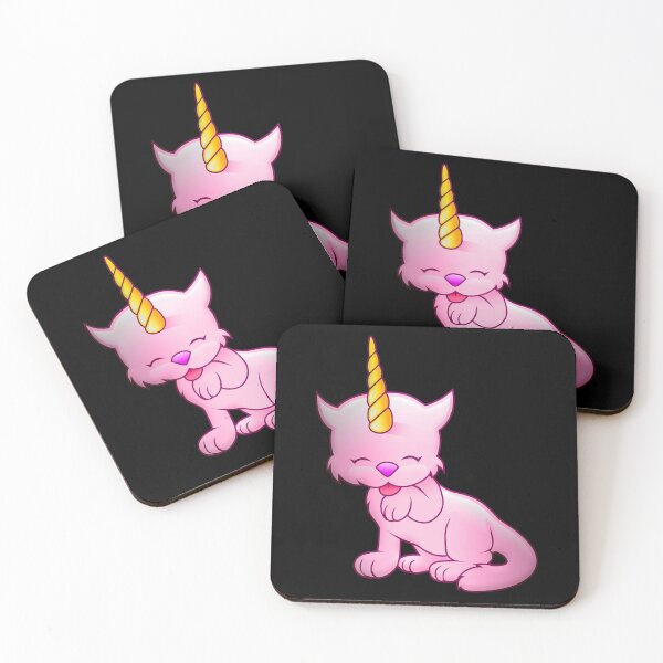Item preview, PINK KITTY UNICORN designed and sold by PetsandBeyond.