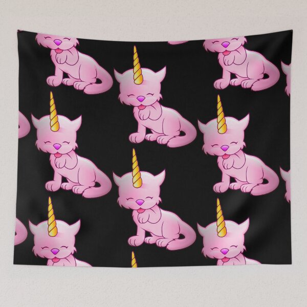 Item preview, PINK KITTY UNICORN designed and sold by PetsandBeyond.
