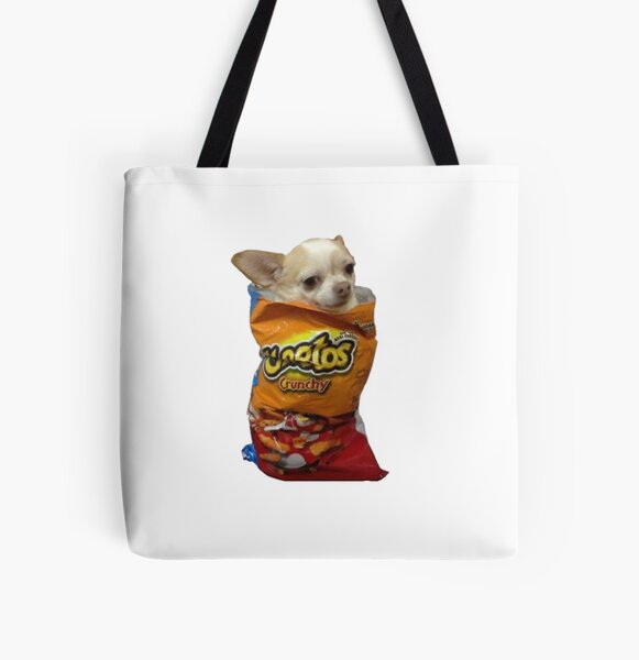 Retro Chihuahua Tote Bag Retro Aesthetic Tote Funny Dog 