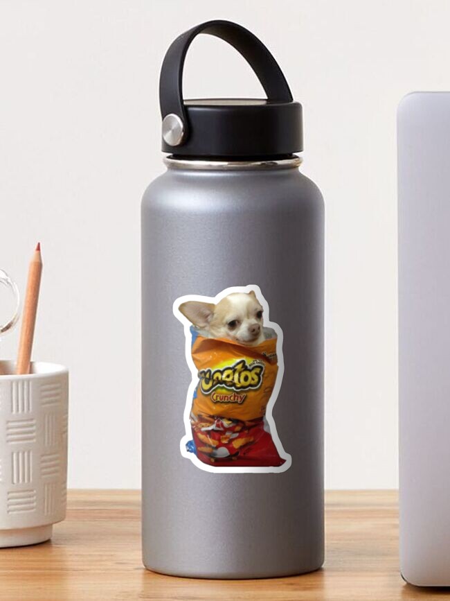 Thumbnail 1 of 3, Sticker, Dog in bag sticker designed and sold by stickerdesignss.
