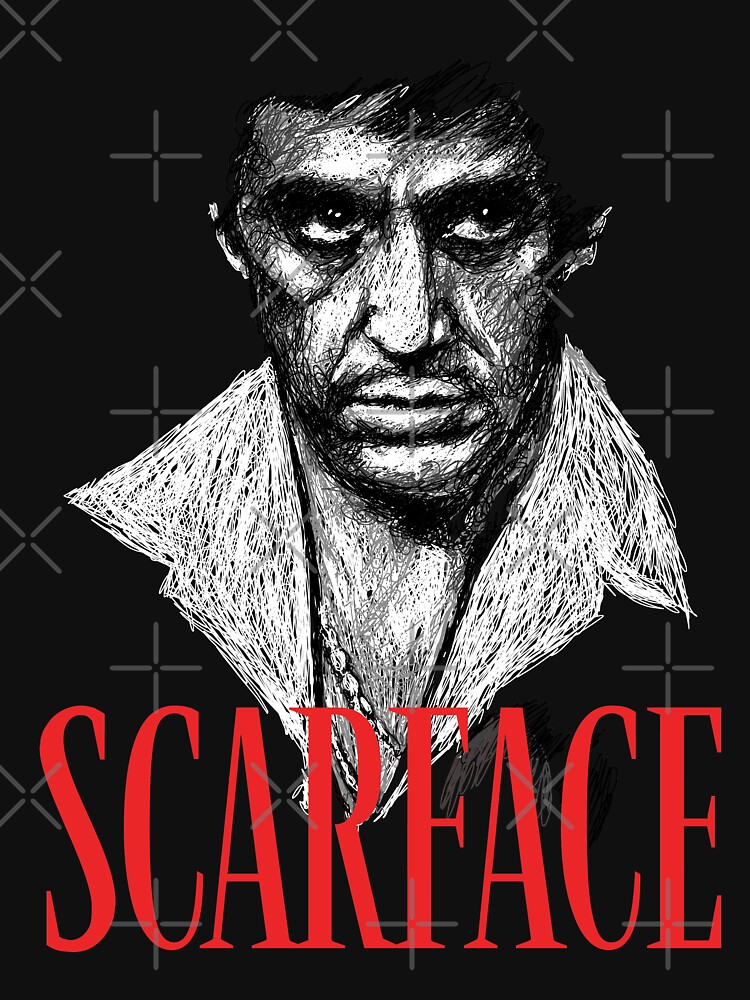 Scarface Tony Montana Icon Shirt T Shirt For Sale By Spawn112377 Redbubble Scarface T 