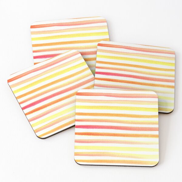 Item preview, Sunset Watercolor Paint Lines designed and sold by PaintingbyAgnes.