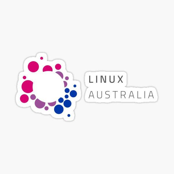 Item preview, Linux Australia Bisexual logo designed and sold by Linux Australia.
