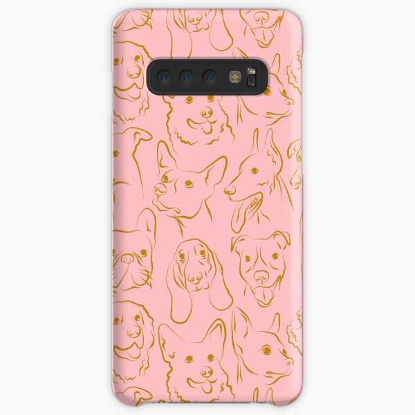 Pink Dog Pattern Samsung Galaxy Snap Case