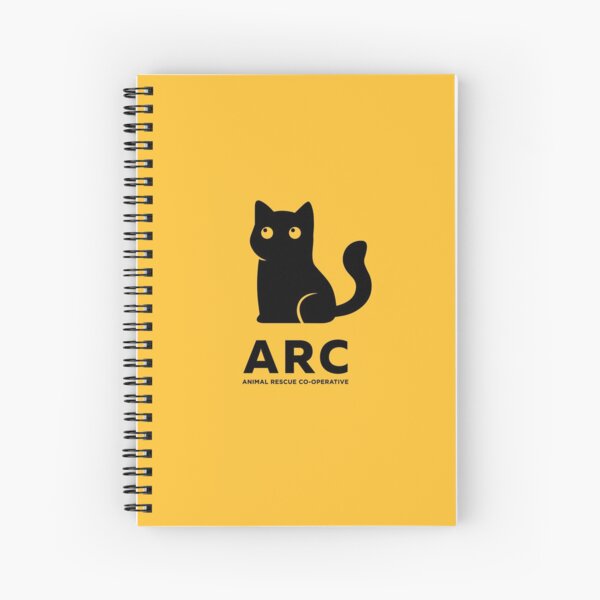 ARC Cat gear - Animal Rescue Co-operative Spiral Notebook