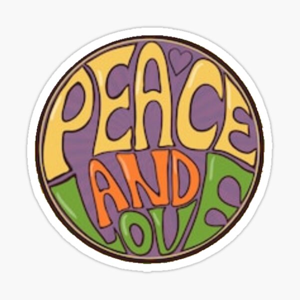 Peace Love And Positivity Stickers for Sale | Redbubble