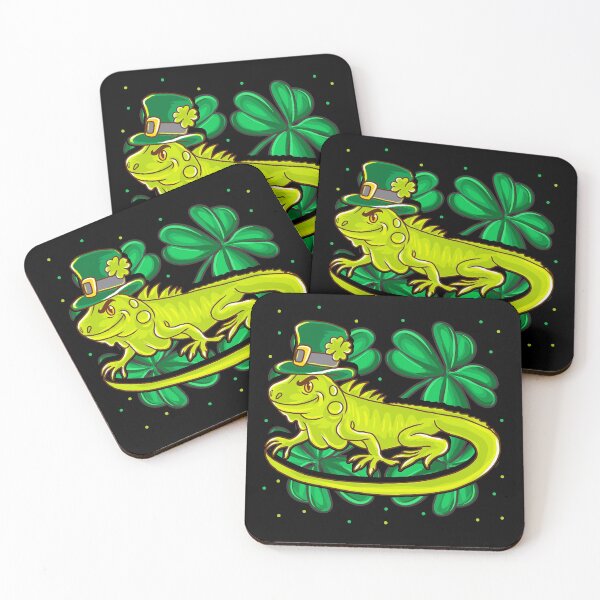 Item preview, Funny St Patrick's Day Iguana designed and sold by SqualeForce.