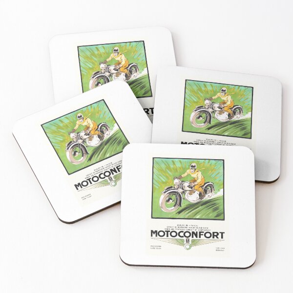 Item preview, 1937 Motoconfort Motorcycles French Advertising Poster designed and sold by retrographics.