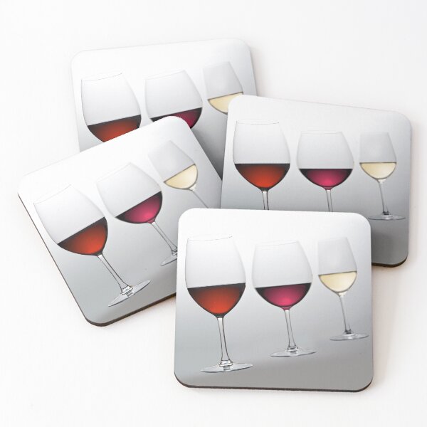 Item preview, Wine Glasses with Various Wines Photo designed and sold by travelwitheric.