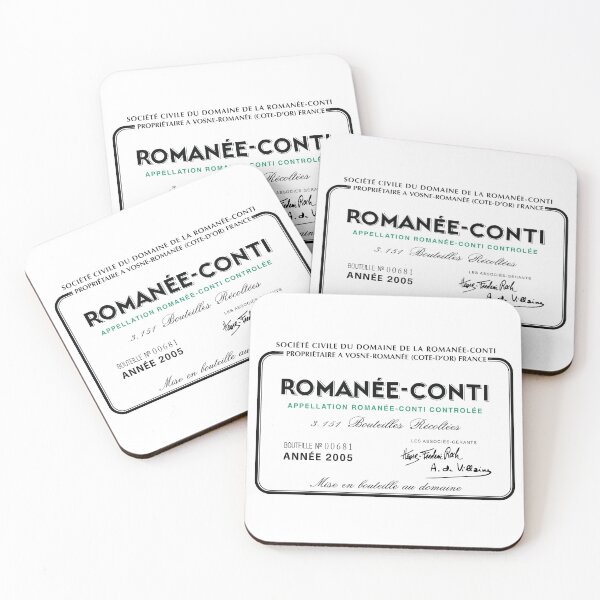 Aperçu de l'œuvre Label Domaine Romanée-Conti créée et vendue par travelwitheric.